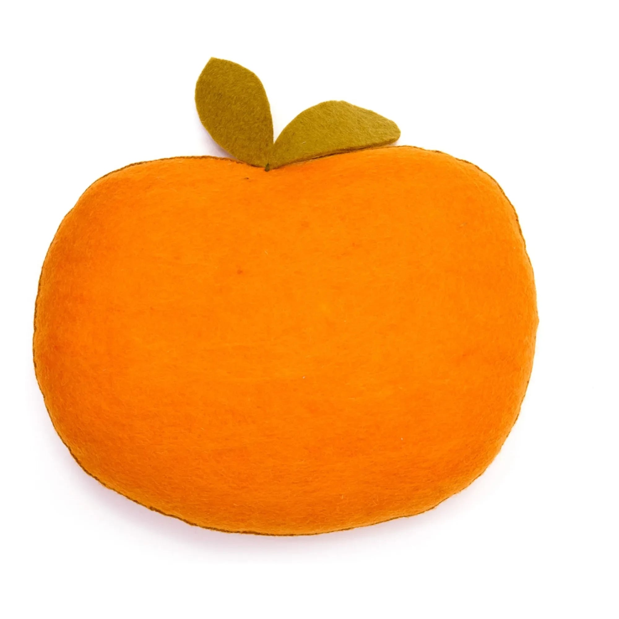 Muskhane - Cojín de fieltro de albaricoque | Naranja