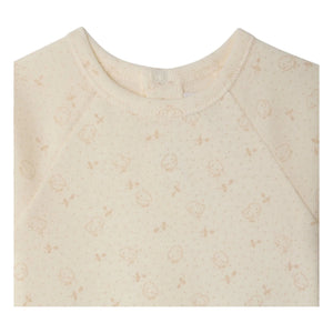 Bonpoint - Pijama Tif Poussins Algodón Orgánico | Crema