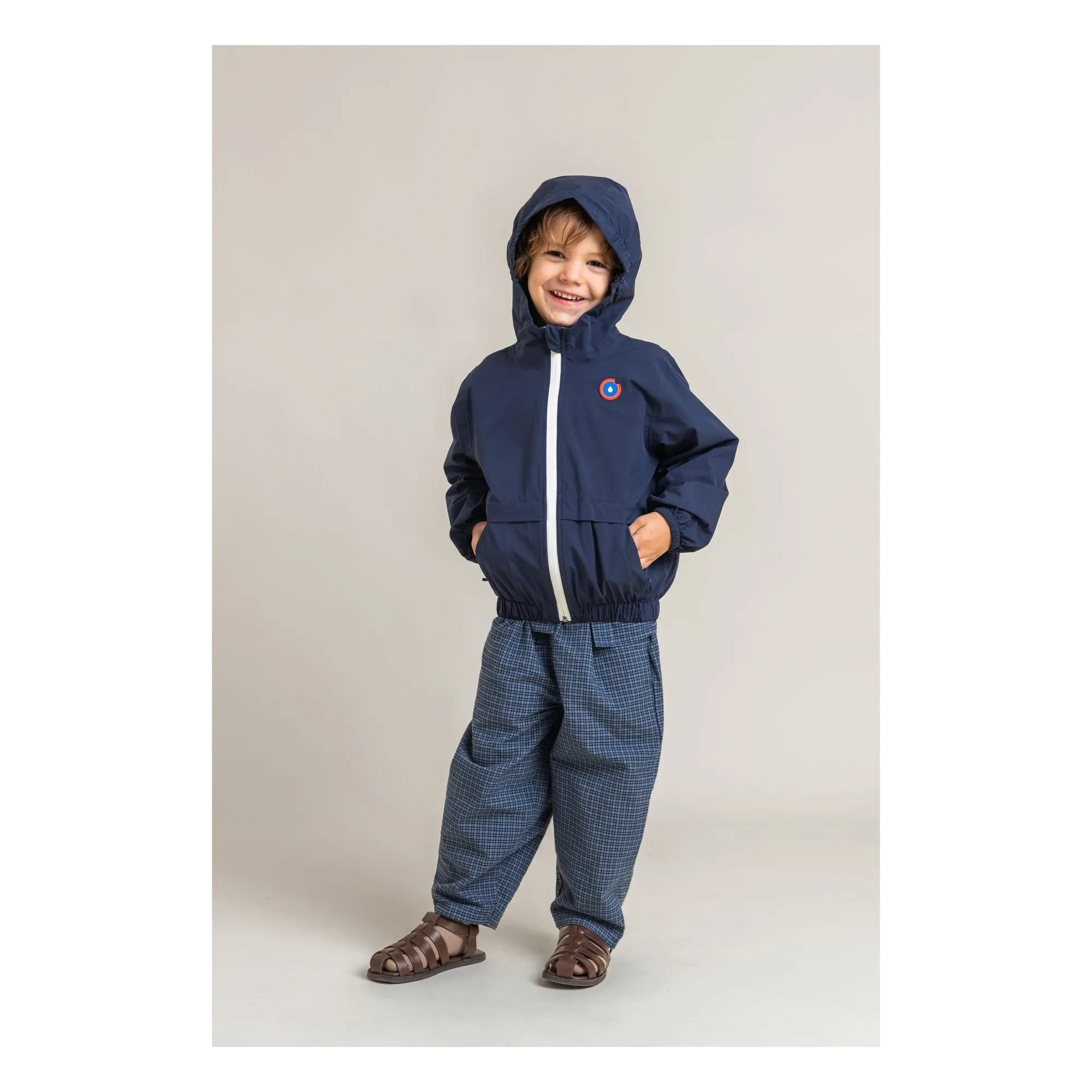 Flotte - Cortavientos impermeable Bastille Fibra Reciclada | Azul Oscuro
