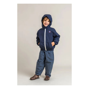Flotte - Cortavientos impermeable Bastille Fibra Reciclada | Azul Oscuro