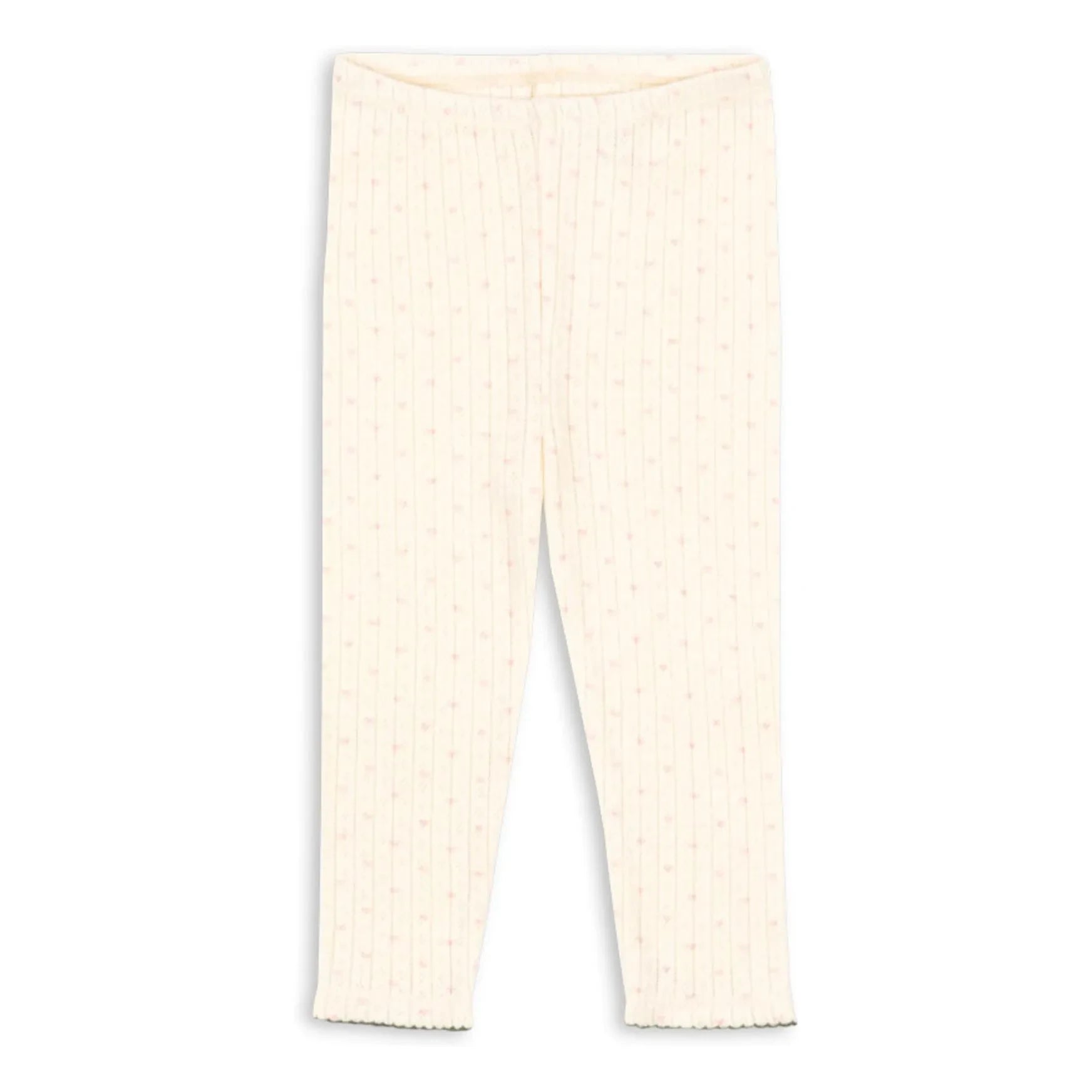 Konges Sløjd - Mallas de algodón orgánico Minnie Hearts | Crudo