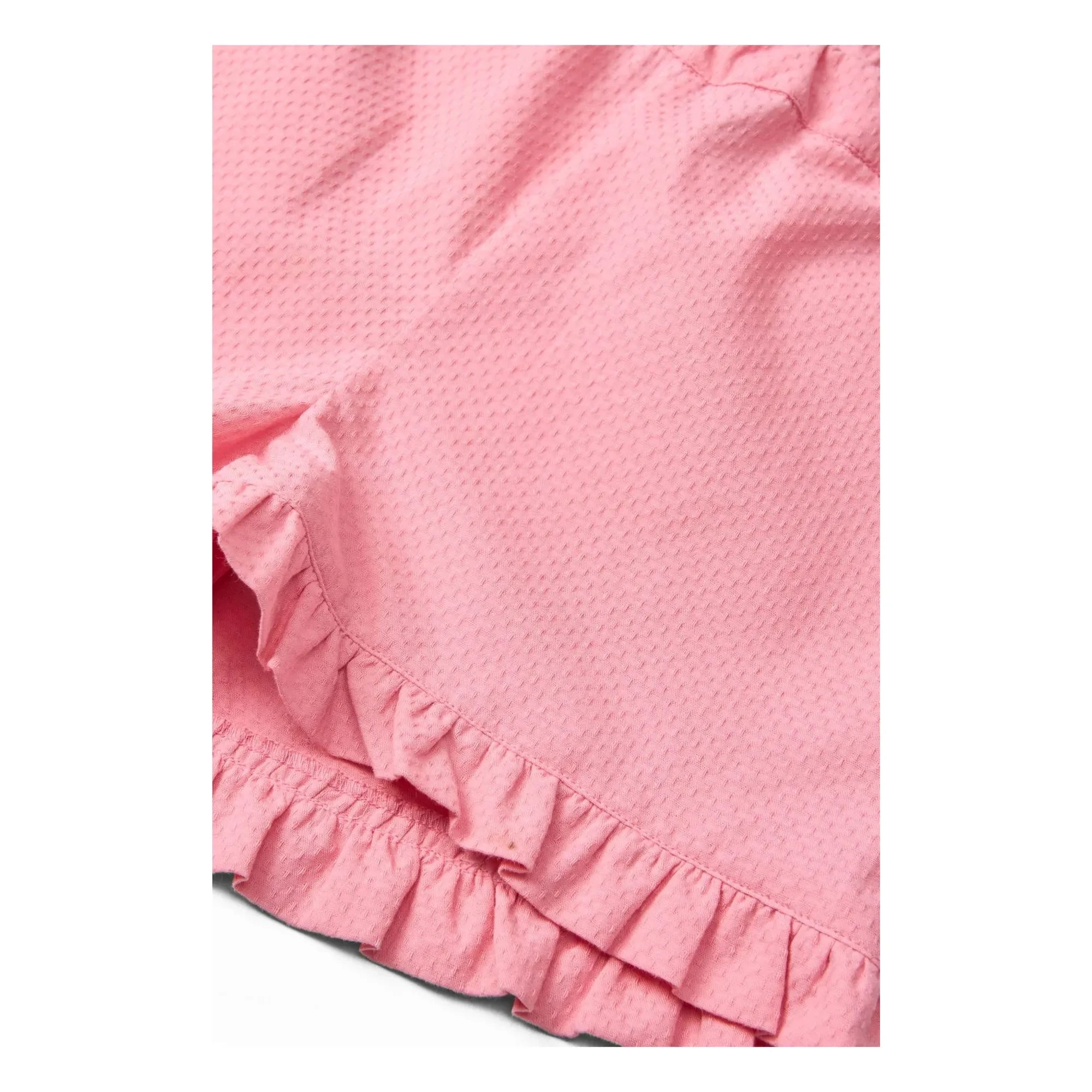 Copenhagen Colors - Pantalón corto con volantes de algodón orgánico | Rosa