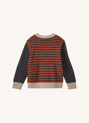 Caramel - Suéter de rayas Chester | Gris