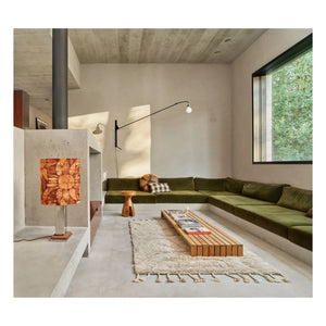 HKliving - Alfombra de lana ilimitada | Crema