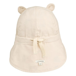 Liewood - Sombrero Reversible Gorm Animals Algodón Orgánico | Marfil