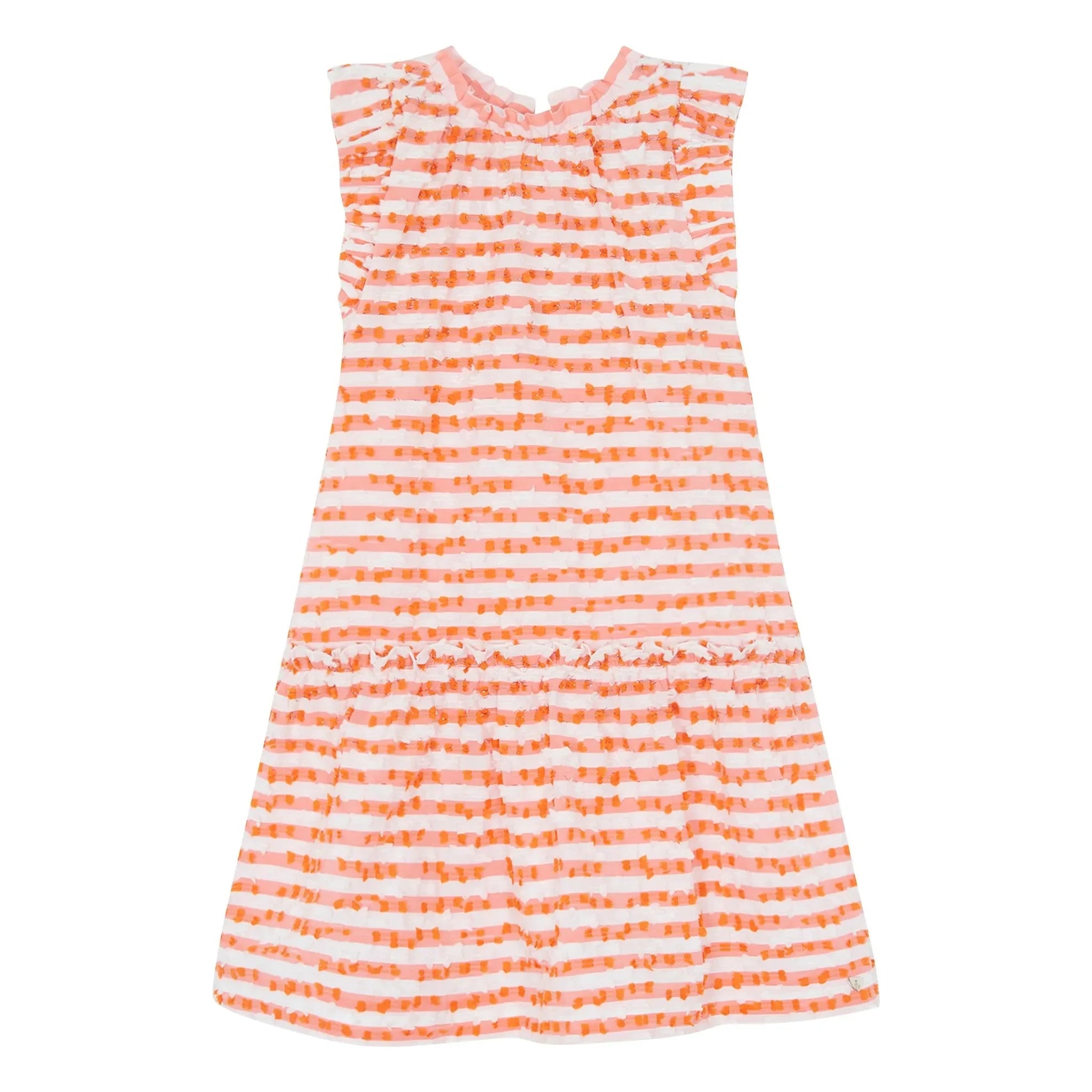 Tartine et Chocolat - Vestido sin mangas de rayas | Blanco
