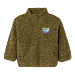 American Vintage - Sudadera con media cremallera Hoktown | Marrón caqui