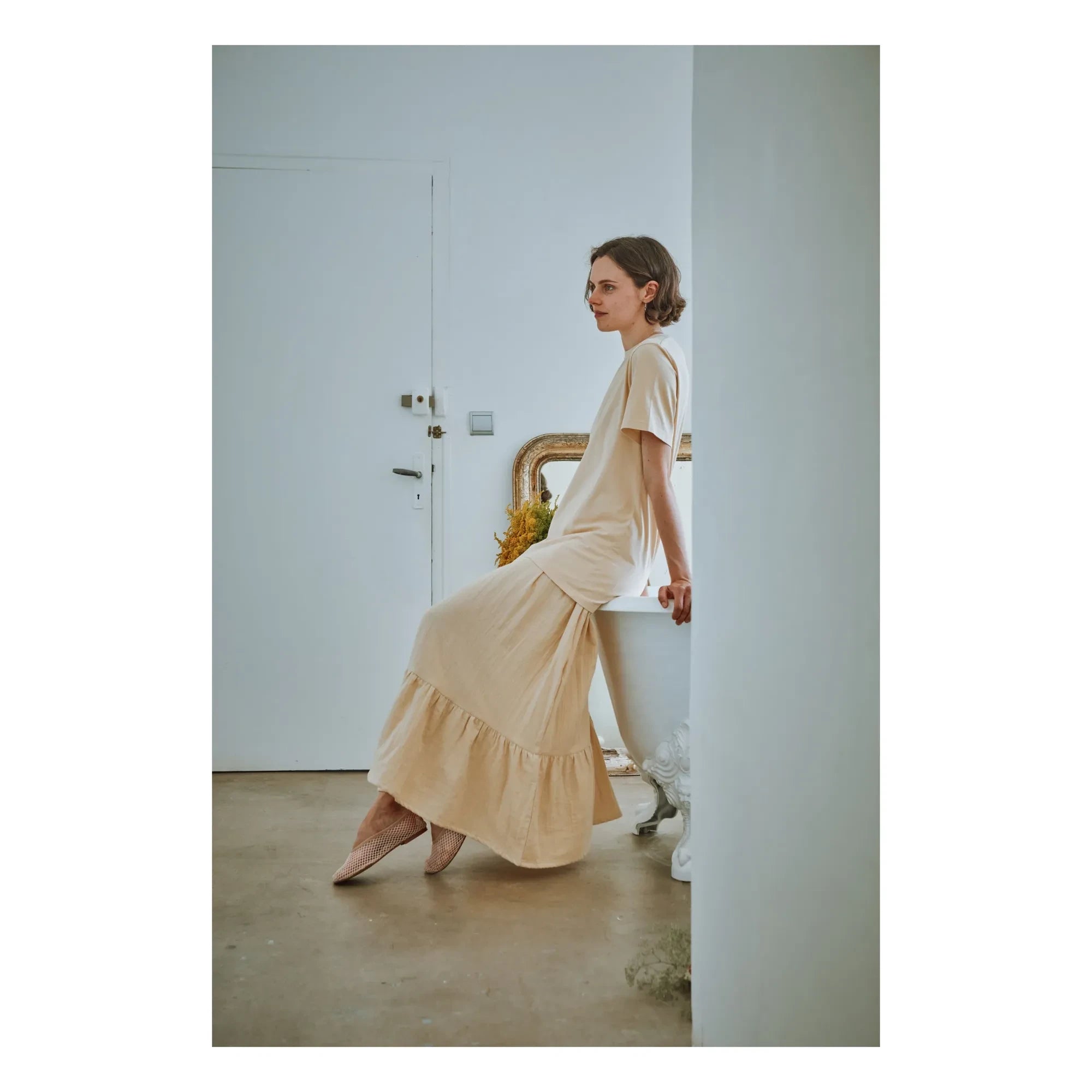 Poudre Organic - Falda Statice | Beige