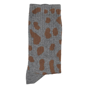 Piupiuchick - Leopar çorap | Gri