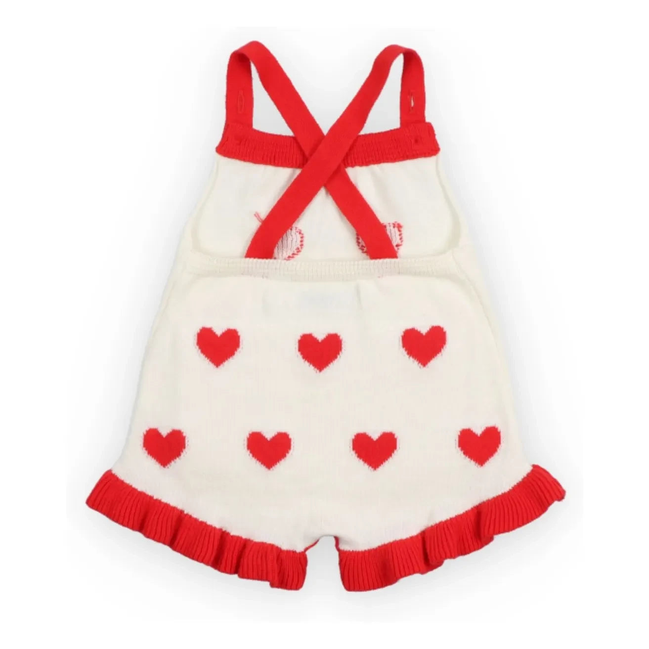 the new society - Maqui Hearts - Pelele jacquard | Blanco