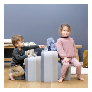 BObles - Mueble escalador oso hormiguero de EVA | Azul
