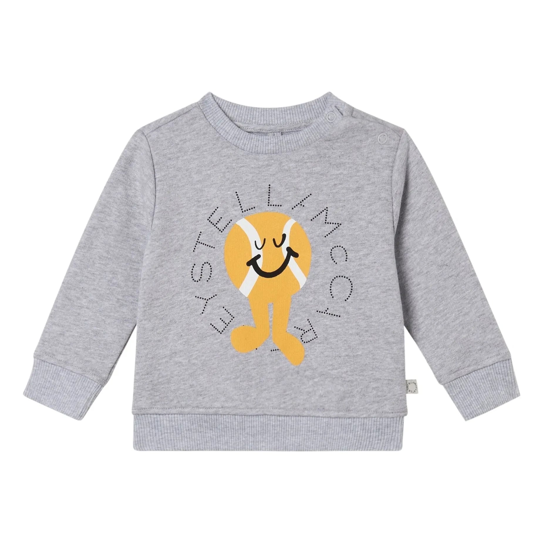 Stella McCartney Niños - Sudadera Stella Tenis Gris Jaspeado