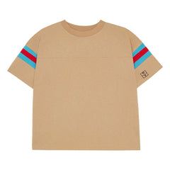 The Campamento - Camiseta Rayas Contraste | Camel
