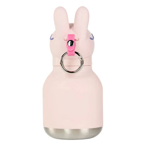 Asobu - Mini botella de agua de acero inoxidable Rabbit | Rosa pálido