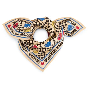 Apaches - Petit Foulard Manika - Apaches x Monsieur Madame | Ekru