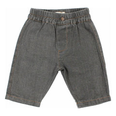 Búho - Pantalones vaqueros de algodón orgánico para bebé | Gris vaquero