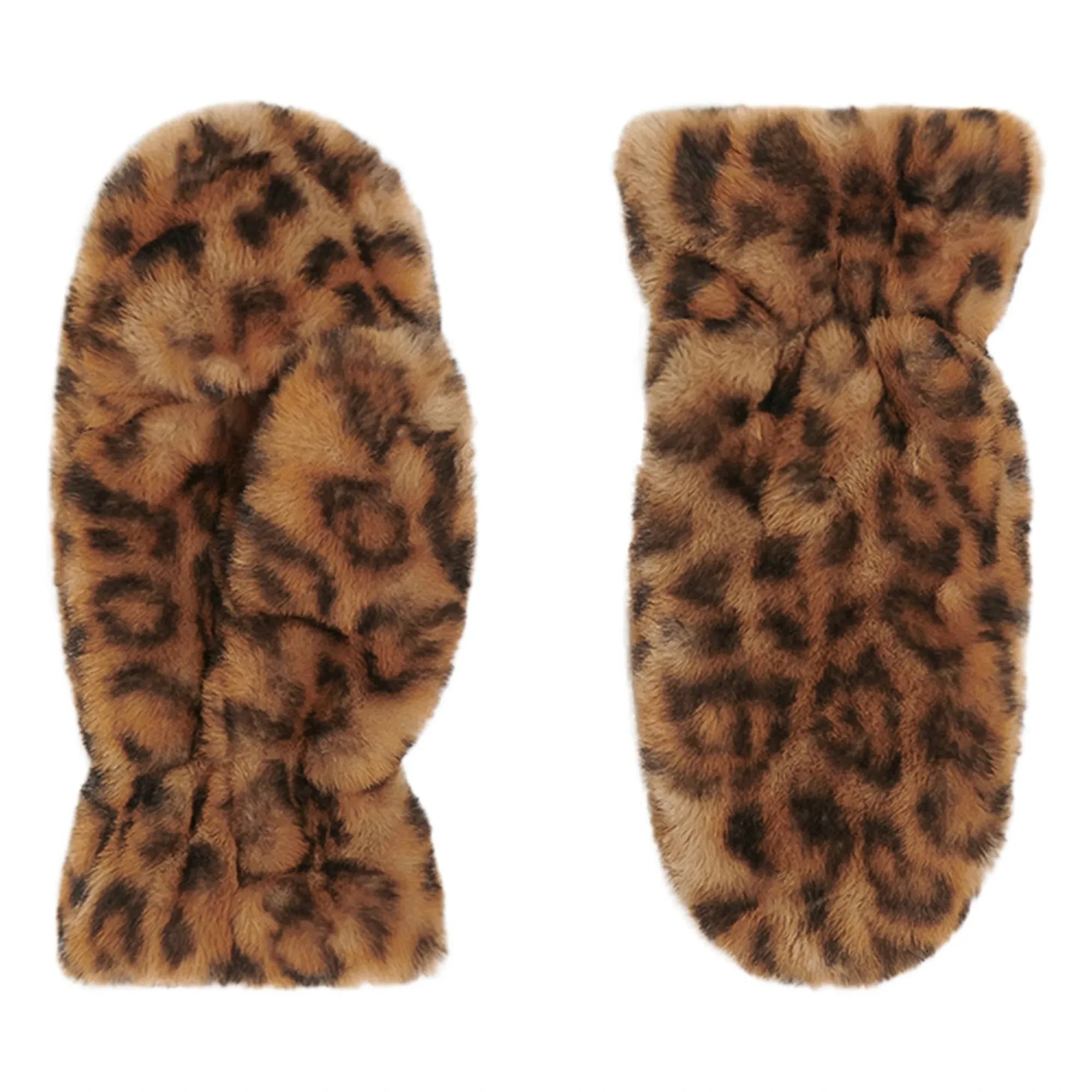 Apparis - Guantes Coco Leopardo de Fibras Recicladas | Camel