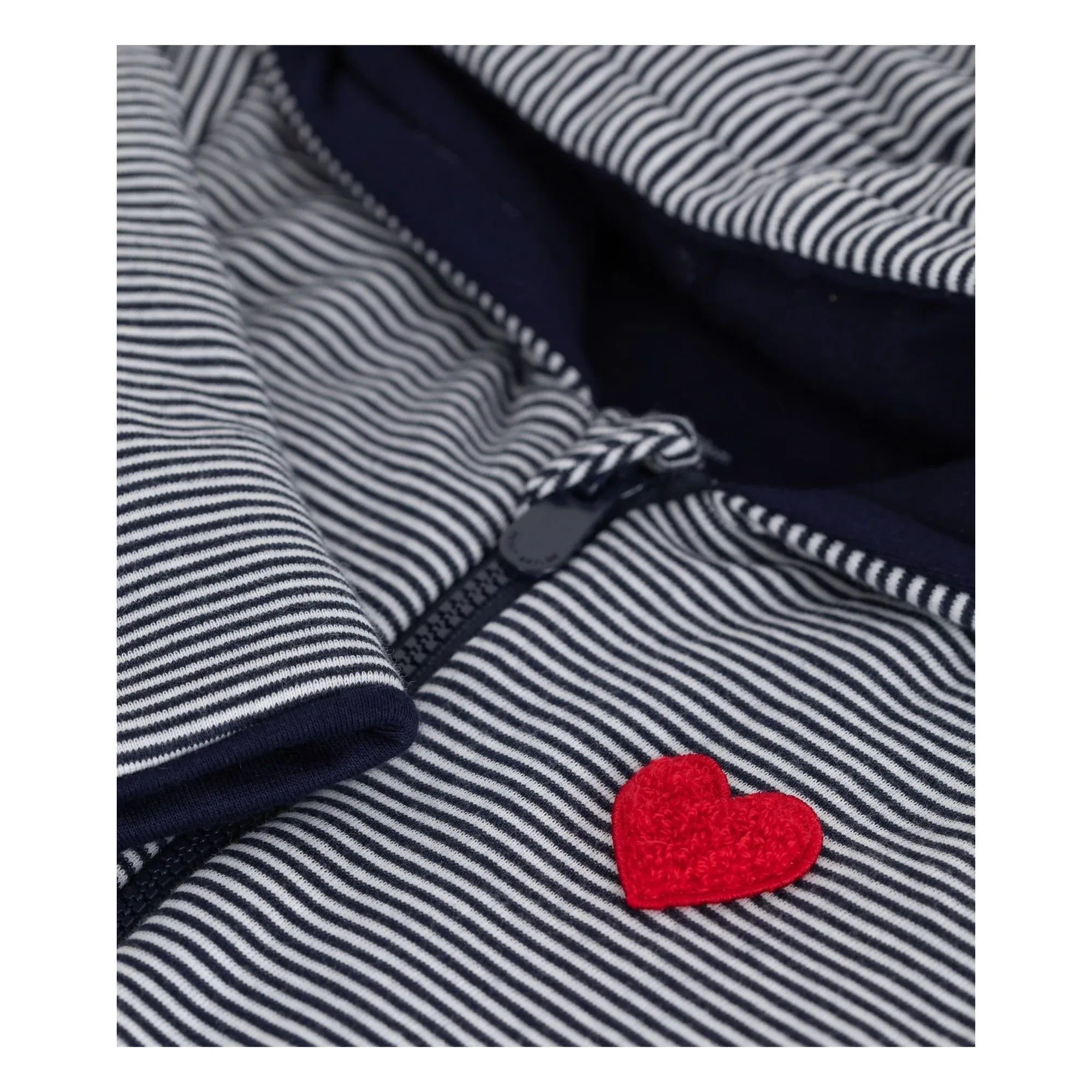 Petit Bateau - Piloto de algodón orgánico a rayas | Azul noche