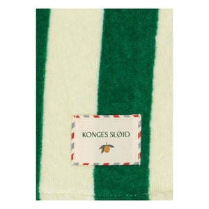 Konges Sløjd - Toalla de playa de limón | Verde