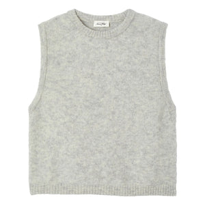 American Vintage - Vitow Jersey de punto sin mangas de lana | Gris claro
