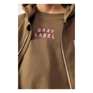 Gray Label - Oversize Tişört Gray Label Organik Pamuk | Brown
