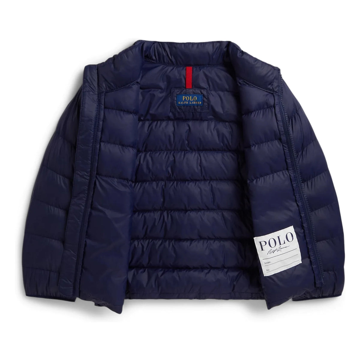 Ralph Lauren - Chaqueta acolchada con logotipo de fibra reciclada | Azul marino