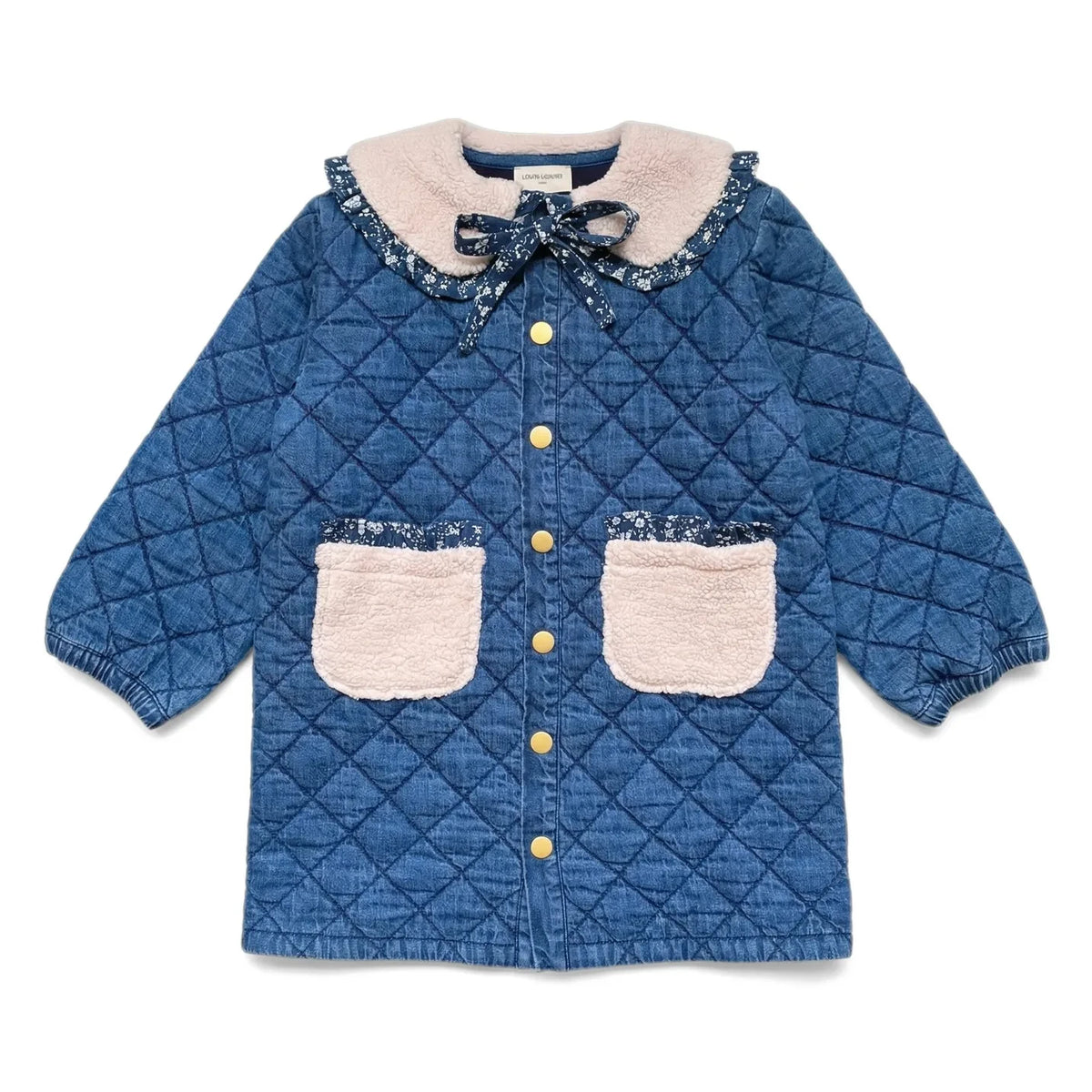 Louis Louise - Abrigo Cardo Denim | Azul claro