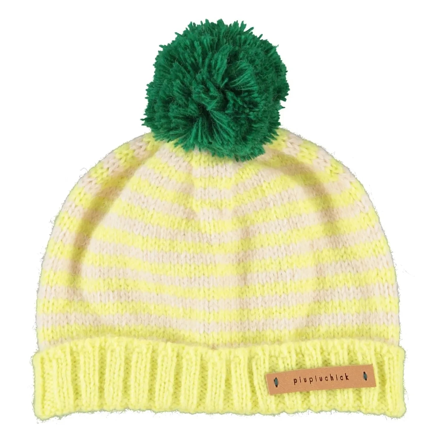 Piupiuchick - Gorro de Rayas | Amarillo Flúor