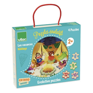 Vilac - Puzles de vacaciones - Set de 4
