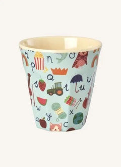 Rice - Taza de Melamina ABC | Azul Claro