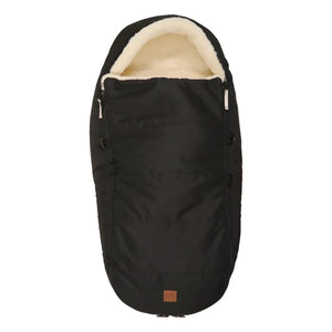 Kaiser - Saco de piel de oveja prémium para pies | Negro