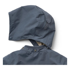 Wheat - Alke Parka de fibra reciclada | Azul grisáceo