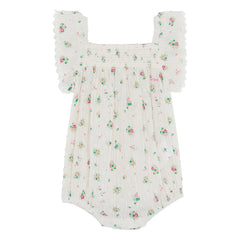 Bonton - Pelele fruncido Lalix Bouquets | Blanco