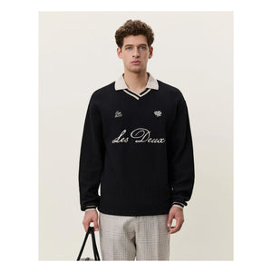 Les Deux - Polo Waffle Football | Negro