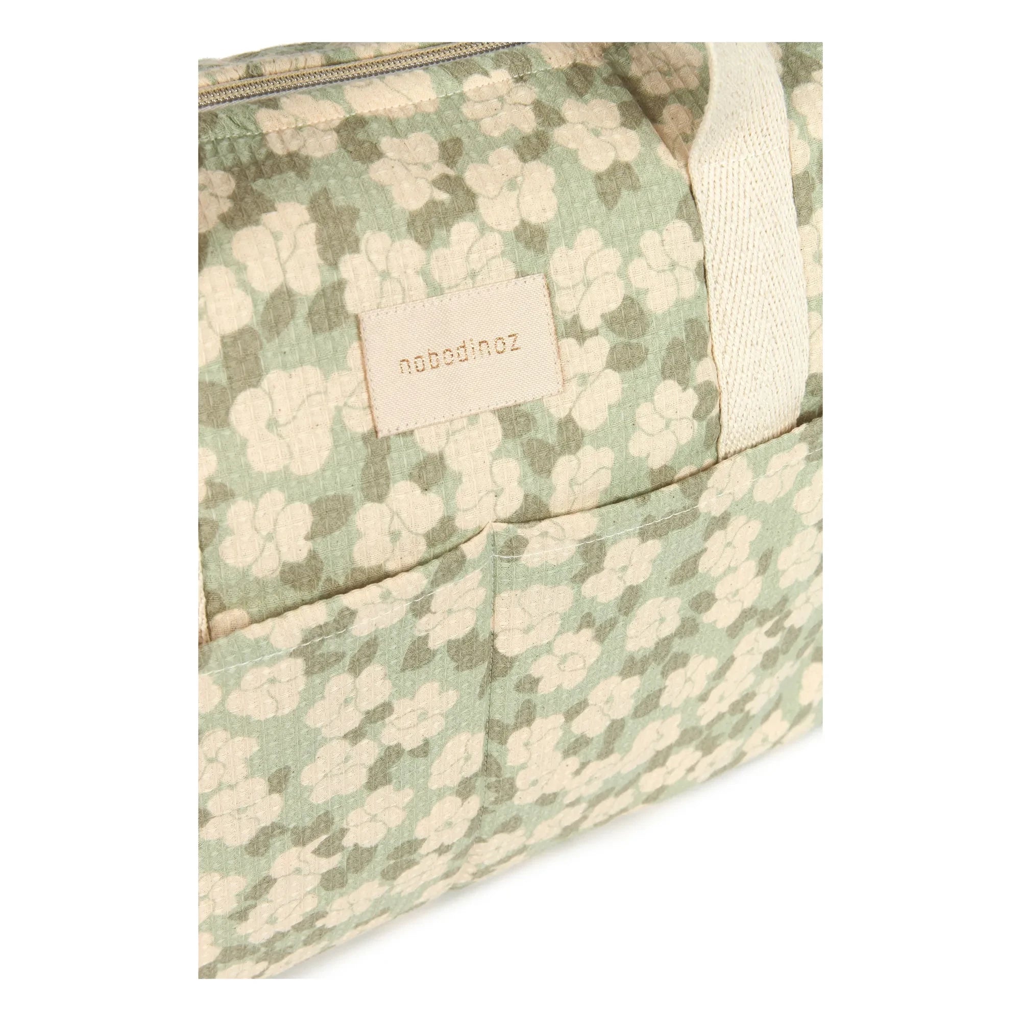 Nobodinoz - Bolso cambiador impermeable Gala Opera Sakura | Salvia