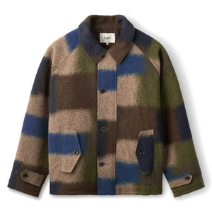 Forét - Chaqueta a cuadros patchwork | Azul