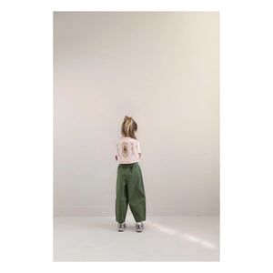 Jenest - Pantalones de algodón orgánico Maggy | Caqui
