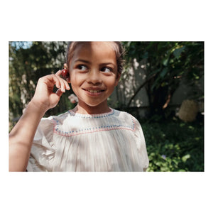 Emile et Ida - Blusa bordada | Crema
