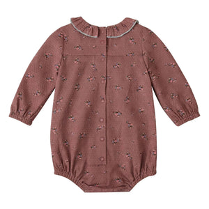 Lililotte - Castille Fleurie Mono de algodón orgánico | Rosa empolvado