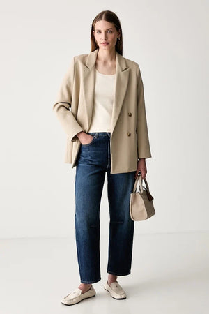 Weekend Max Mara camiseta de mujer básica de algodón y elastano WKDMULTIJ