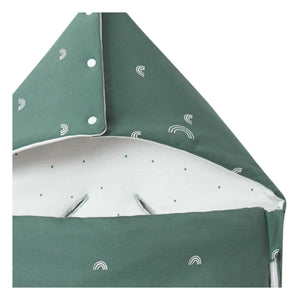 Les Petites Billes - Nido para bebé reversible multitemporada | Verde