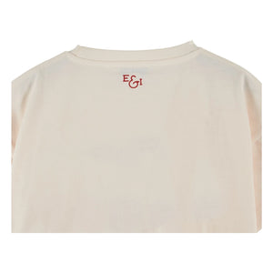 Emile et Ida - Camiseta de algodón orgánico Cherry | Crema