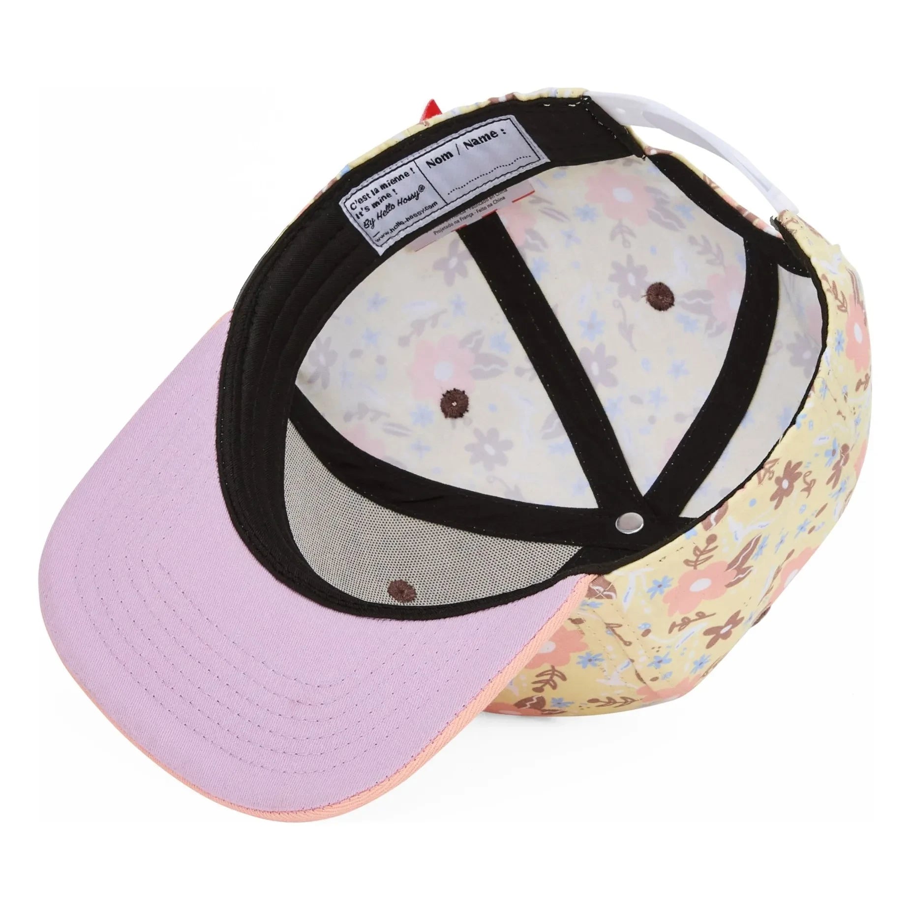 Hello Hossy - Gorra de visera plana Pastel Blossom | Amarillo pálido