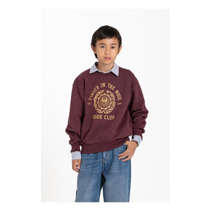 Finger in the nose - Blow Organik Pamuklu Sweatshirt | Koyu Kahverengi