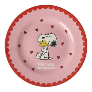 Rice - You Are So Sweet plato de melamina - Rice x Snoopy | Rosa
