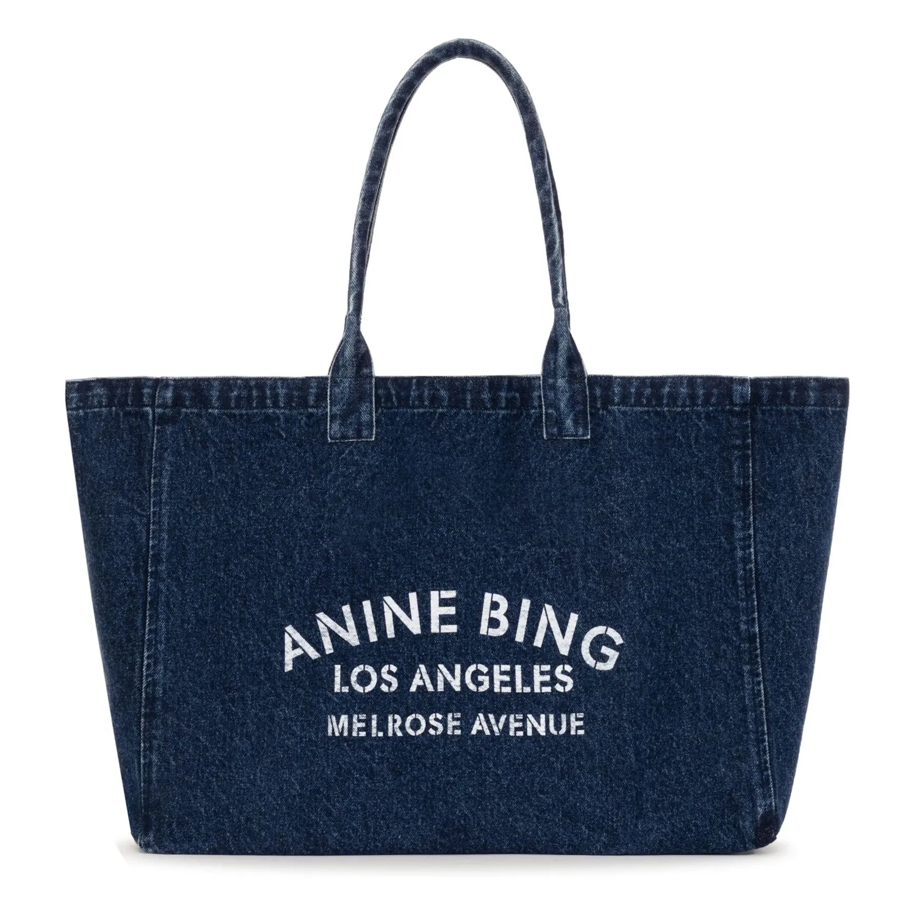 Anine Bing - Bolso Leo Denim Tote | Azul