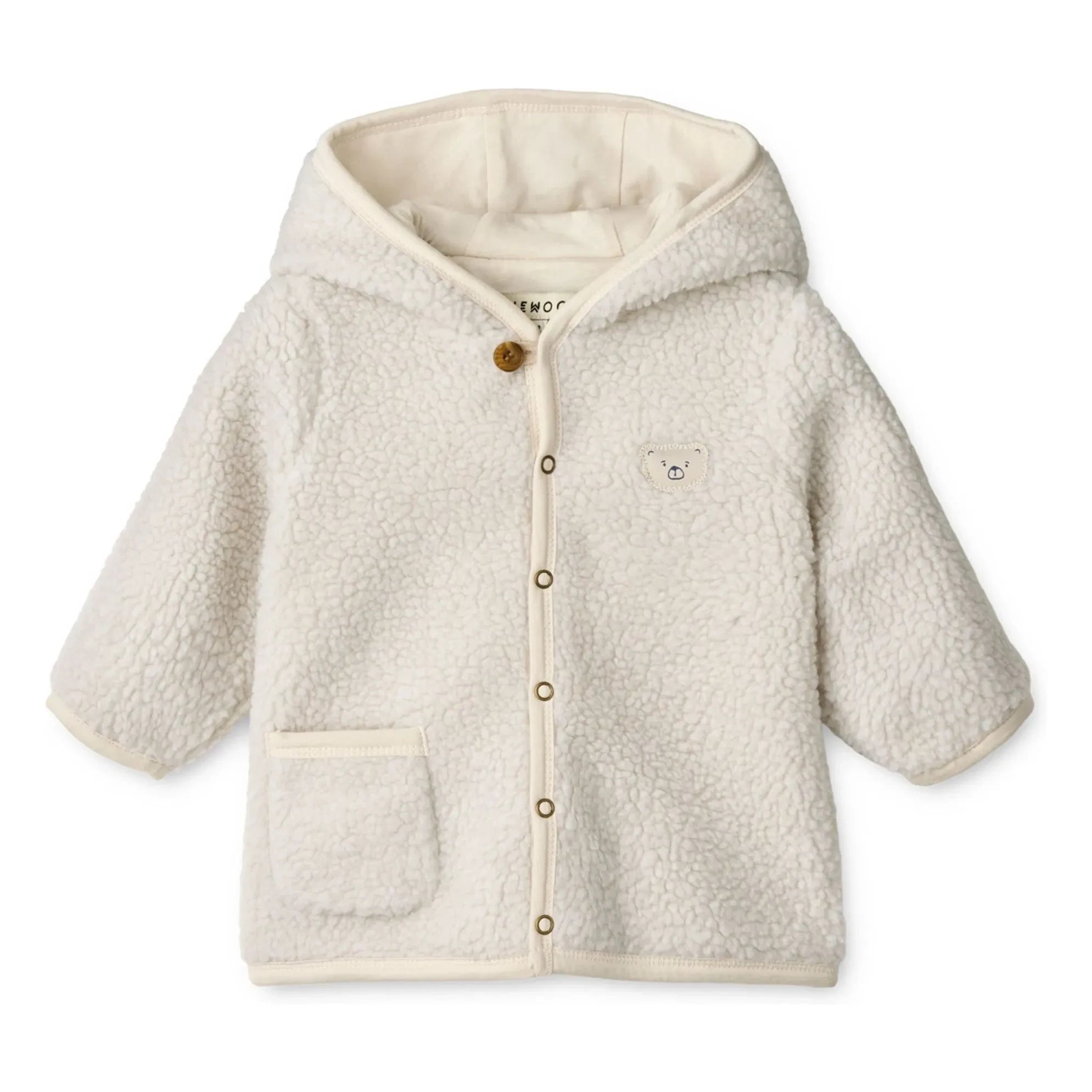 Liewood - Chaqueta Sherpa de Fibra Reciclada Baylor | Crudo