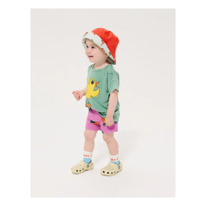 Bobo Choses - Sombrero reversible Tomates Fibra reciclada | Azul claro