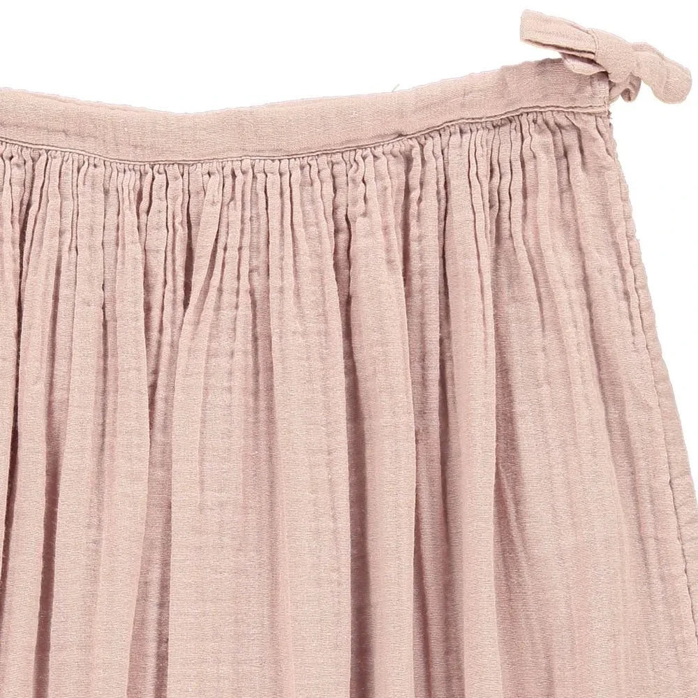 Numero 74 - Falda Maxi Ava Rosa Viejo | Rosa Viejo S007