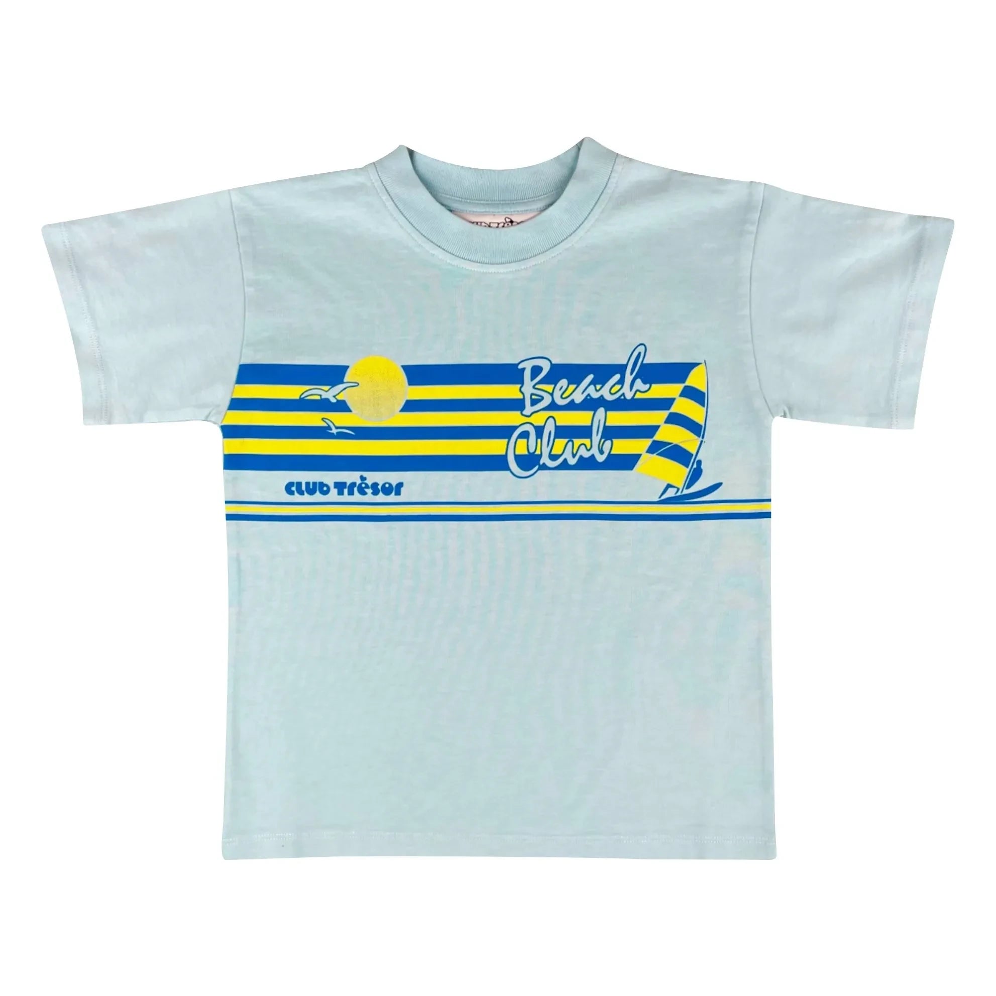 Club Trésor - Camiseta de club de playa | Azul claro